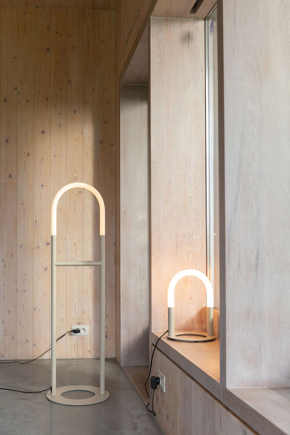 Vloerlamp ARCH - Wit/Beige ZVR 5100158