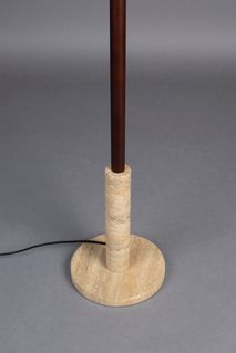 Vloerlamp JACKSON - Walnoot/Travertin ZVR 5100156