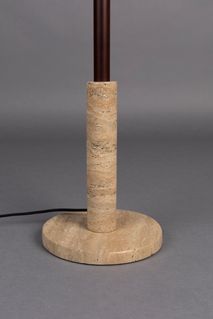 Vloerlamp JACKSON - Walnoot/Travertin ZVR 5100156