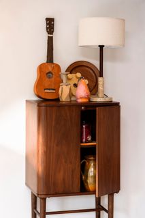 Tafellamp JACKSON - Walnoot/Travertin ZVR 5200166