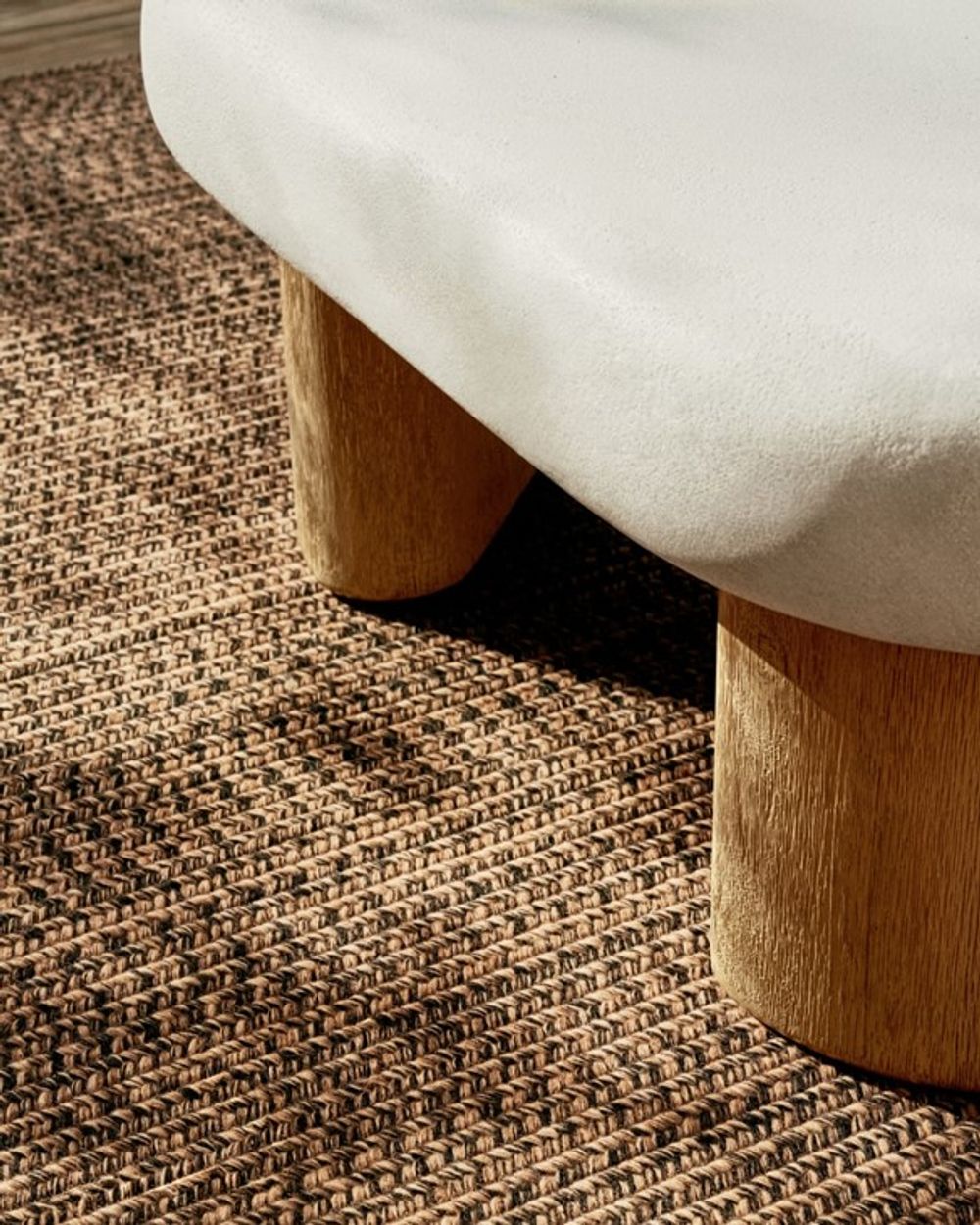 Salontafel LABRA - Wit/Acaciahout KAV O00174PR05