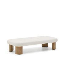 Salontafel LABRA - Wit/Acaciahout KAV O00174PR05