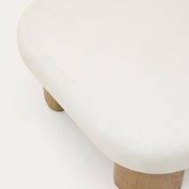 Salontafel LABRA - Wit/Acaciahout KAV O00174PR05