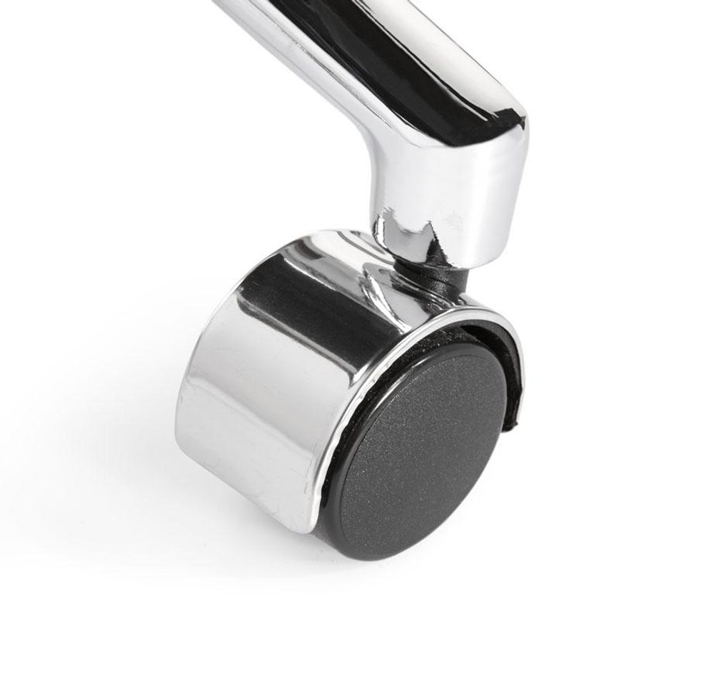 Bureaustoel LOTUS - Wit kunstleder ORO 601PUW