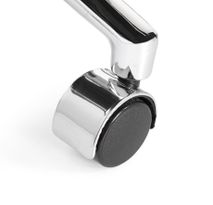 Bureaustoel LOTUS - Wit kunstleder ORO 601PUW