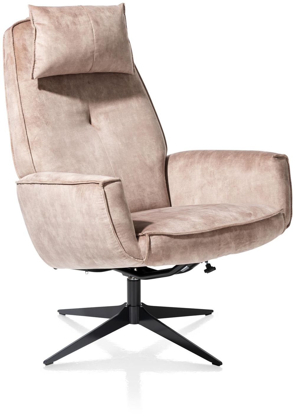 Relaxfauteuil incl. hoofdkussen en poef SALERNO -  C-HEH-301-TZ