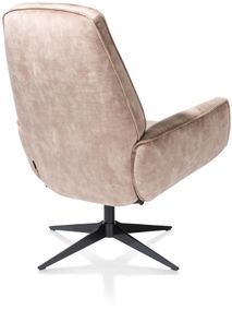 Relaxfauteuil incl. hoofdkussen en poef SALERNO -  C-HEH-301-TZ