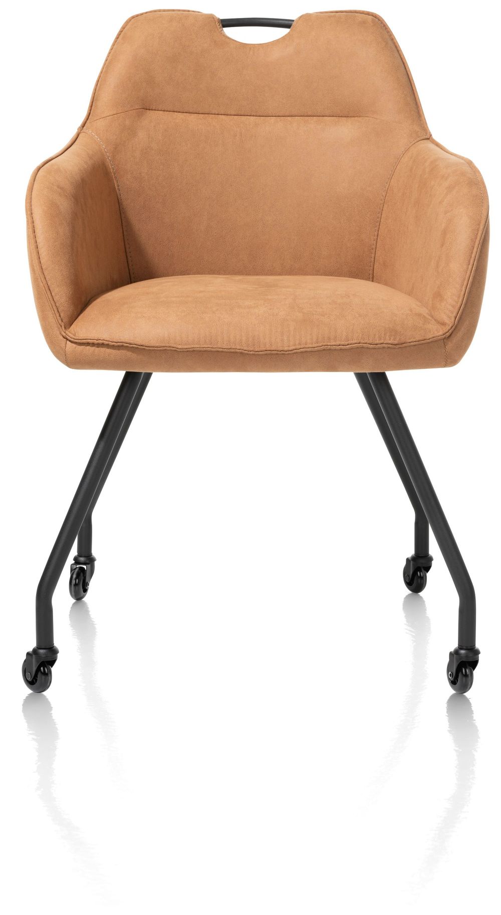 Set van 6 armstoelen op wieltjes JULIUS - Desert C-HEH-JUL-SET1