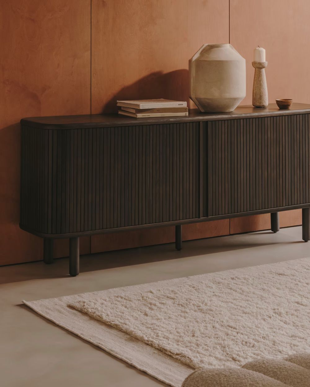 Dressoir MAILEN - Donker essenfineer KAV M0100011MM51