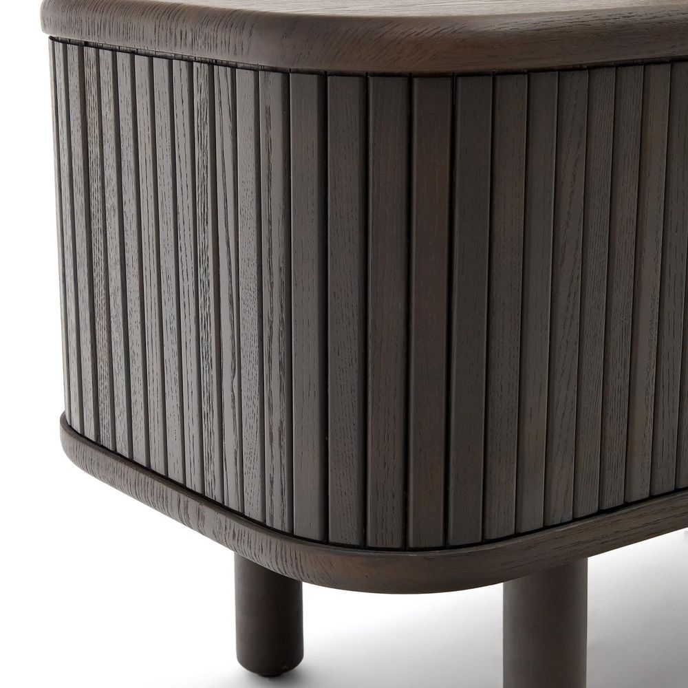 Nachttafel MAILEN - Donker essenfineer KAV N1200006MM51