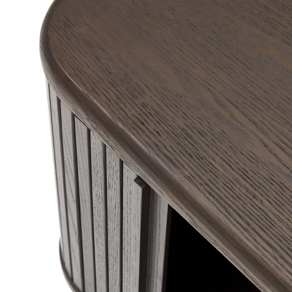 Nachttafel MAILEN - Donker essenfineer KAV N1200006MM51