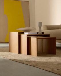 Set van 3 salontafels LITTO - Eikfineer KAV T00002MO87