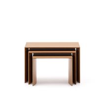 Set van 3 salontafels LITTO - Eikfineer KAV T00002MO87