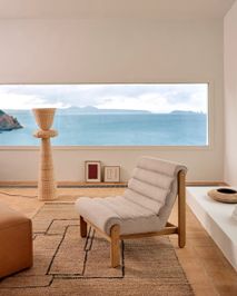 Fauteuil MAGIRA - Beige / Eikenhout KAV S0900107JJ12