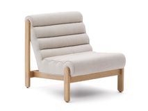 Fauteuil MAGIRA - Beige / Eikenhout KAV S0900107JJ12