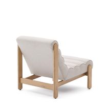 Fauteuil MAGIRA - Beige / Eikenhout KAV S0900107JJ12