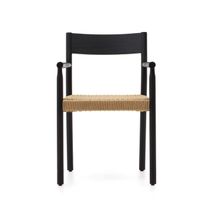 Armstoel YALIA - Zwart / Eikenhout KAV C0100124CP46