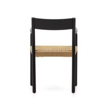 Armstoel YALIA - Zwart / Eikenhout KAV C0100124CP46