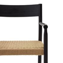 Armstoel YALIA - Zwart / Eikenhout KAV C0100124CP46