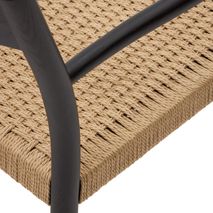 Armstoel YALIA - Zwart / Eikenhout KAV C0100124CP46