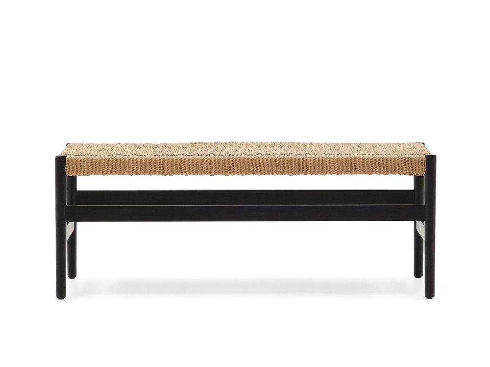 Bankje ZAIDE - Zwart / Eikenhout KAV C0700015MM01