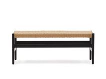 Bankje ZAIDE - Zwart / Eikenhout KAV C0700015MM01