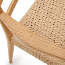 Armstoel ANALY - Massief eikenhout / Naturel KAV C0100175CP46