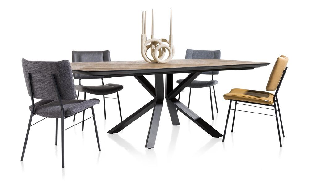 Eetkamerset FRESNO - Burned C-XOO-FRE-EK1