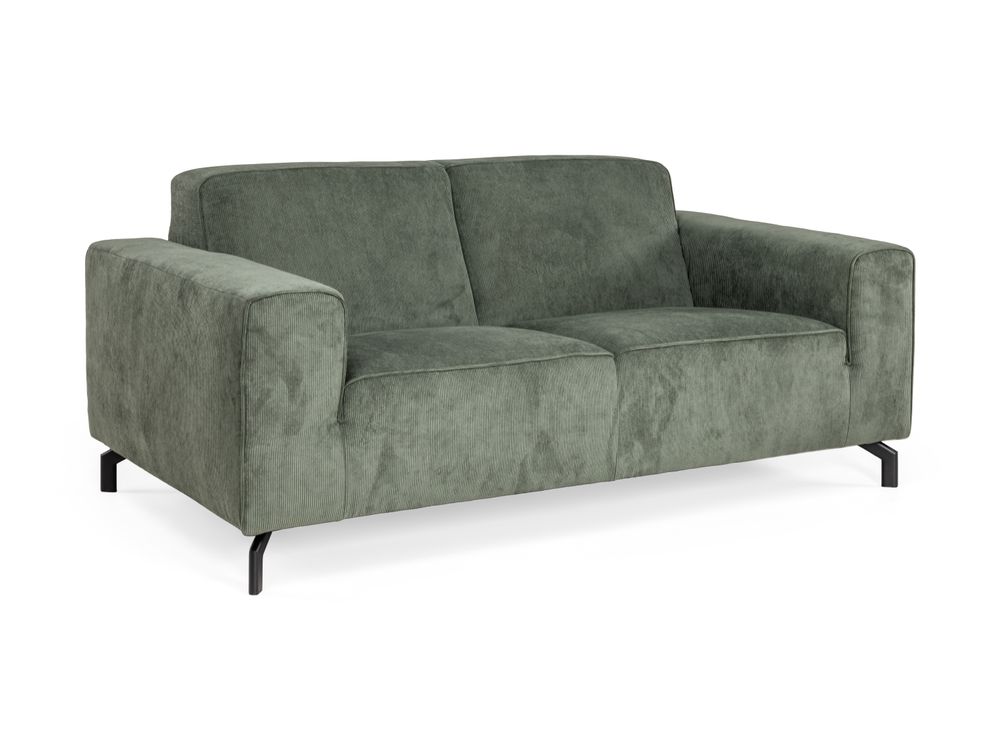 Salon 2x 2-zit TOP - Olive + voetbank C-IMS-16-TZ1-RSO77