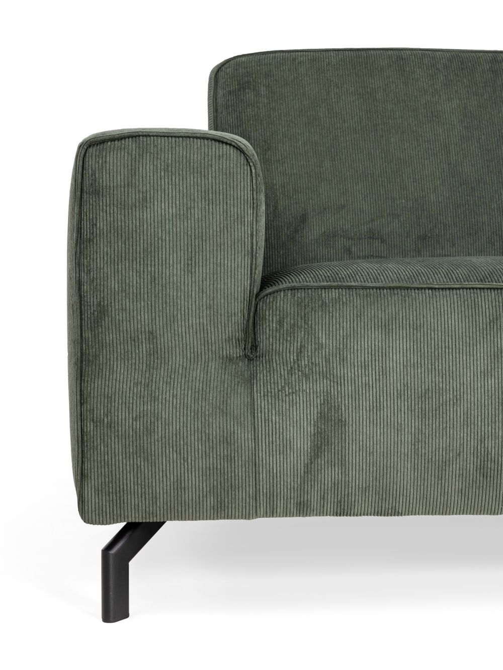 Salon 2x 2-zit TOP - Olive + voetbank C-IMS-16-TZ1-RSO77