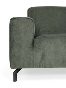 Salon 2x 2-zit TOP - Olive + voetbank C-IMS-16-TZ1-RSO77