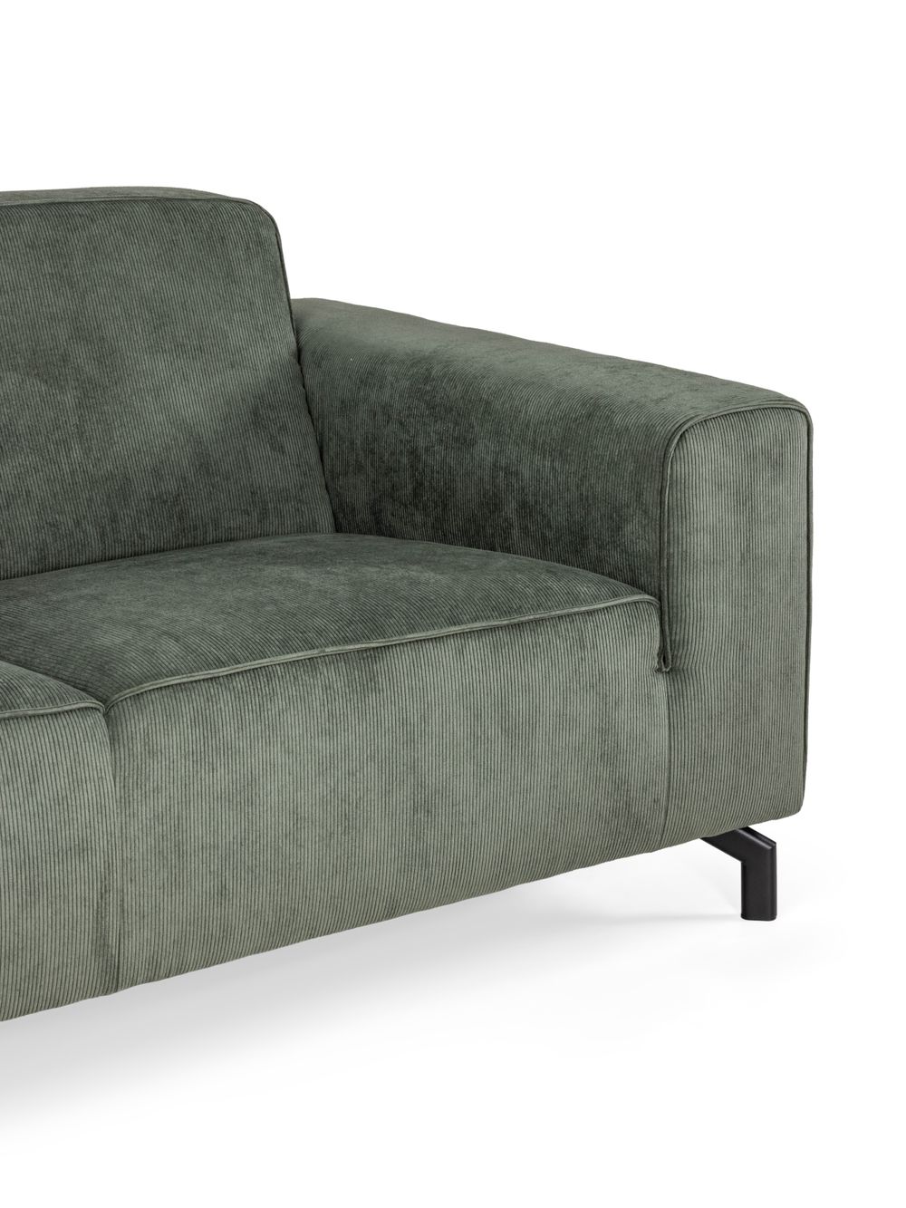 Salon 2x 2-zit TOP - Olive + voetbank C-IMS-16-TZ1-RSO77