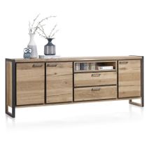 Kast dressoir incl. Led METALO - Railway Brown HEH 36332RWB