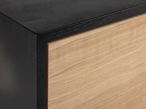 Dressoir MODENA - Zwart / Smoked Oak FDF-34-000081