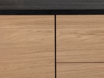 Dressoir MODENA - Zwart / Smoked Oak FDF-34-000081