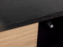 Dressoir MODENA - Zwart / Smoked Oak FDF-34-000081