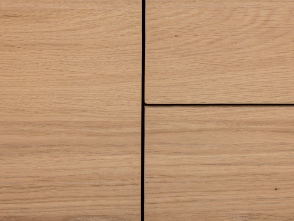 Tv-meubel MODENA - Zwart / Smoked Oak FDF-34-000022