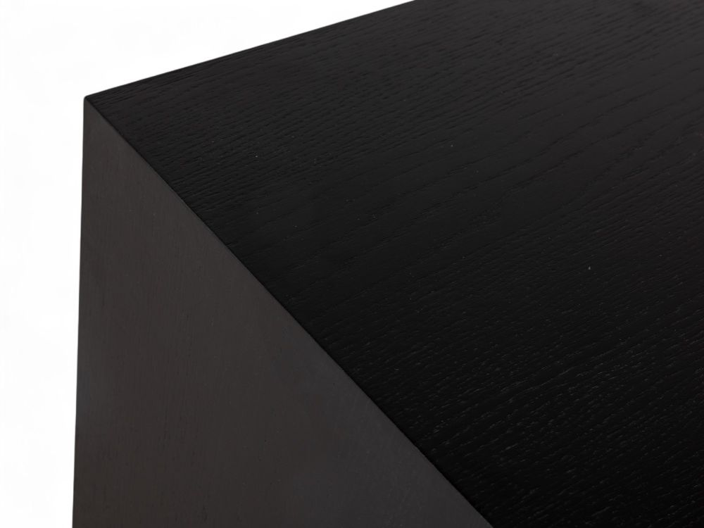 Tv-meubel MODENA - Zwart / Smoked Oak FDF-34-000022