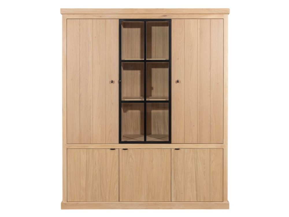 Vitrine BRIGHTON - Smoked Oak C-FDF-BR-VIT2