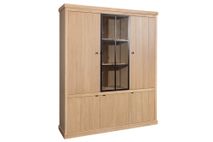 Vitrine BRIGHTON - Smoked Oak C-FDF-BR-VIT2
