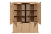 Vitrine BRIGHTON - Smoked Oak C-FDF-BR-VIT2