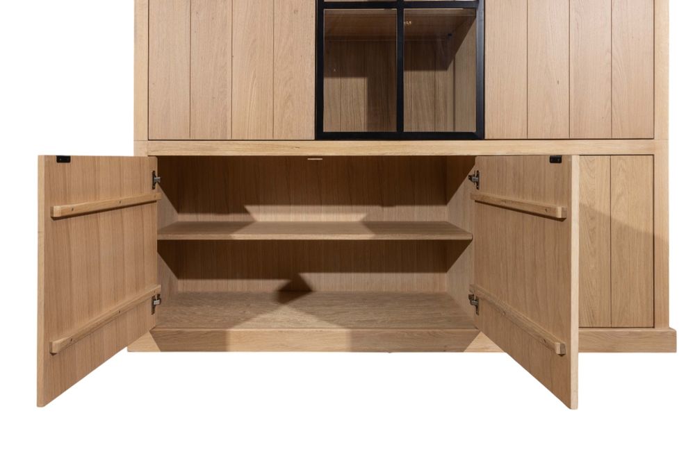 Vitrine BRIGHTON - Smoked Oak C-FDF-BR-VIT2