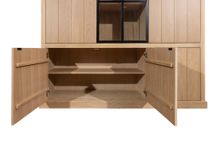 Vitrine BRIGHTON - Smoked Oak C-FDF-BR-VIT2
