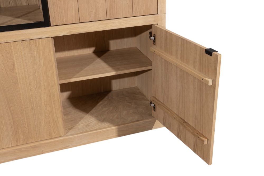 Vitrine BRIGHTON - Smoked Oak C-FDF-BR-VIT2