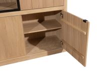 Vitrine BRIGHTON - Smoked Oak C-FDF-BR-VIT2