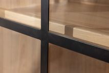 Vitrine BRIGHTON - Smoked Oak C-FDF-BR-VIT2