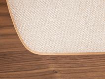 Relaxfauteuil medium CLEMENT - Beige/Walnoot THC-40-001-TZ