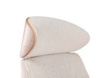 Relaxfauteuil medium CLEMENT - Beige/Walnoot THC-40-001-TZ