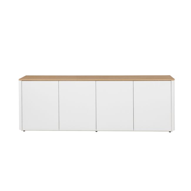 Dressoir LOONA - Wit Eikfineer