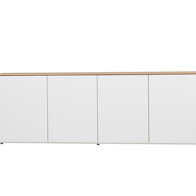 Dressoir LOONA - Wit Eikfineer